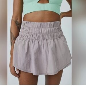 Free People Movement the Way Home skort Silver Mauve Lilac